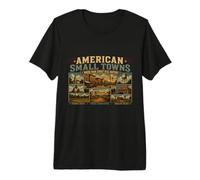 Petites Villes américaines T-Shirt Haut de Gamme