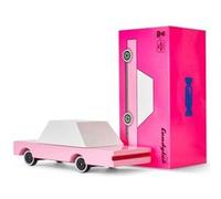 Petites voitures et mini modèles rétro classiques en bois Candylab Candycar Véhicules design pour enfants et adultes - Pink Sedan CND F236 G