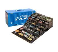 Petites Voitures Moulées Sous Pression - 48 Mini Véhicules En Métal Avec Tapis De Jeu, Construction En Robuste, Action De Traction Douce, Éducation Précoce, Motricité, Ensemble De Jouets De Co