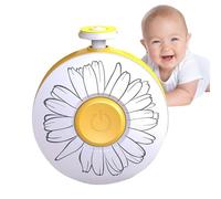 Petitesses À Ongles Pour Bébé - Ensemble De Manucure De Fichier Rechargeable Sûr | Built- Batterie De 600mAh Avec 6 Broyeurs Pour Les Orteils Et Les Ongles, Kit De Toilettage Pour Bébé Pour