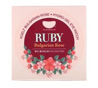 Petitfee Coussinets hydrogel pour les yeux Rubis Rose Bulgare, 60 pieces