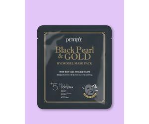 Petitfee & Koelf Masque de visage à l'hydrogel Black Pearl & Gold Hydrogel Mask Pack - 32 g / 1 pc