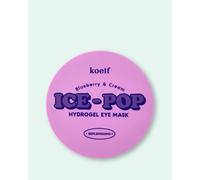 Petitfee & Koelf Patchs hydrogel pour les yeux avec des myrtilles et de la crème Blueberry & Cream Ice-pop Hydrogel Eye Mask - 84 g / 60 pcs