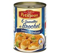 PETITJEAN - Quenelles de Brochet Sauce Nantua, Plat Cuisiné Artisanal 400g - Lot De 4