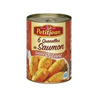 PETITJEAN - Quenelles De Saumon Sauce Océane 400G - Saveur marine inégalée dans des quenelles exquises - Lot De 4