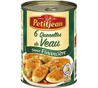 PETITJEAN Quenelles de veau sauce financière 400 g