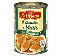 PETITJEAN - Quenelles De Veau Sauce Financière 400G - Lot De 4