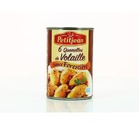 PETITJEAN - Quenelles De Volaille Sauce Forestière, Plat Cuisiné Savoureux, 400g - Lot De 3