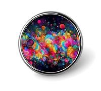 Petits aimants ronds colorés pour badges nominatifs - Porte-nom magnétiques personnalisés en métal gravé pour vêtements, manteaux, gilets, circulaires, Circular