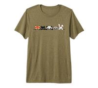 Petits Animaux Fun, Petites Bouilles, Amour, Peluche, Cadeau T-Shirt Haut de Gamme