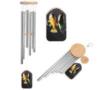 Petits appâts de pêche carillon commémoratif pour l'extérieur 52,1 cm carillon à vent pour la perte d'une mère ou d'un père bien-aimé Ton profond Décor Patio Jardin Porche Cadeau de condoléances pour