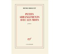 Henri Droguet – Petits arrangements avec les mots – Roman – Broché