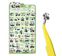 Petits autocollants animaux 3D - Assortiment d'autocollants surélevés en PVC pour personnaliser le matériel, projets de scrapbooking avec fonction d'adhérence facile, mini autocollants amusants pour t