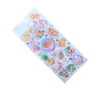 Petits Autocollants - Autocollants 3D en Relief pour Récompenses Scolaires,Petite Décalcomanie D'Eau 3D,pour Mur, Guitares, Valises, Bagages, Carnet, Lunettes, Tablette