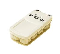 Petits bacs à glaçons avec couvercle et bac, 8 cubes chacun, faciles à libérer et empilables, bac à glaçons pour mini réfrigérateur, pour café, citron, cocktail