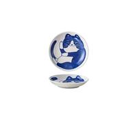Petits bols à sauce en céramique 4 pcs Ceramic Japanese Style Mini Sauce Dishes Lucky Cat Sushi Plate(1pc Style C)