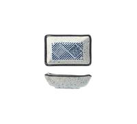 Petits bols à sauce en céramique Ceramic Square Dipping Dish Japanese Sushi Plate Hot Pot Sauce Plate Seasoning Dishes Multicolor(Jianghu)