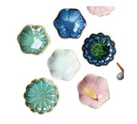 Petits bols à sauce en céramique Japanese Ceramic Kiln Glaze Dipping Plates For Sashimi Sushi Soy Sauce Barbecue Home Desktop Multicolor(04)