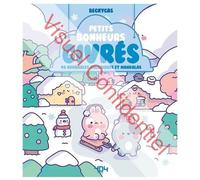 Petits bonheurs givrés - Livre de coloriages mignon - Activités cosy - Loisirs créatifs - Cute et cozy - Noël - Coloriages de Noël