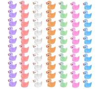 Petits Canards - 70 pièces Figurines Miniatures Lumineuses de Canards en résine | Fée Jardin Paysage Aquarium Maison de Ornement 70 pièces Lumineux Miniature résine Canard Figurines70 pièc