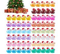 Petits Canards Lumineux | Figurines de Canard phosphorescentes en résine pour décorations de Noël