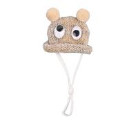 Petits chapeaux de hamster - Chapeaux tricotés à la main chauds | Chapeaux doux et confortables avec sangle réglable | Chapeau tricoté pour hamster d'Inde