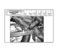 Givi Soft Honda Xl Transalp 700v Saddlebags Fitting Noir