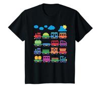 Petits chemins de fer colorés | locomotives wagons jouets T-Shirt