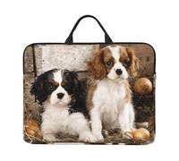 Petits Chiots Cavalier King Charles Spaniel,Housse pour Ordinateur Portable 14 Pouces, Sacoche pour Ordinateur Portable, Mallette avec poignée