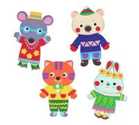 Petits choux activites de collage - DJECO - Pack petites fournitures - Bleu