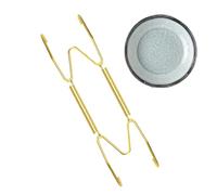 Petits cintres pour assiettes - Étagère murale pour la maison, cintres pour assiettes décoratives | Supports de dorée en fer, crochets muraux, métallique invisible