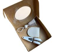 Petits ciseaux en métal pour la couture et la broderie Accessoires pour amateurs de crochet et de couture Petit avec housse de protection haute précision