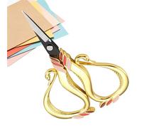 Petits Ciseaux | Outils Artisanaux Rétro Avec Un Design De Cygnes | Ciseaux Antiques,pour Coupe Fils Coupe Aiguilles Fournitures Tricot Scrapbooking Loisirs Créatifs Bricolage Fait Main et Art