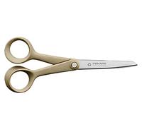 Fiskars Ciseaux en plastique recyclé ambidextre à anneaux ronds - 17 cm