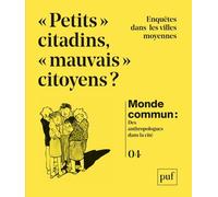 Petits" Citadins, "Mauvais" Citoyens ? - Enquêtes Dans Les Villes Moyennes