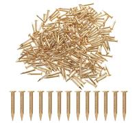 Petits Clous Suspendre en Cuivre 2x15 Mm, 250g pour Ateliers | Durs, Peu Déformables, Format Compact, Usage en Boutique et Loisirs Créatifs, Coloris Or