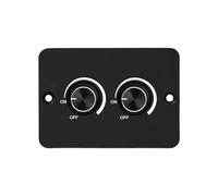 Petits Commutateurs De Petits Gradateurs À Double Bouton LED 60W Capacité Installation De Voitures Éconergétiques Pour Les Commutateurs En Aluminium Léger À LED