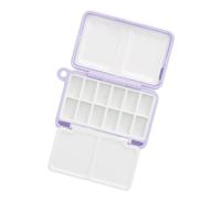 Petits compartiments de boîte de peinture conçus pour l ' art, petits plateaux de palettes, de voyage, boîte d ' organisation, conteneur étanche