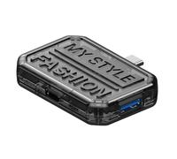 Petits concentrateurs USB C multiports avec HDTV 4K Prend en charge la charge rapide jusqu'à 100 W Vitesse 5 Gbit/s Interfaces Hub USB