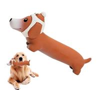 Petits Couineurs Canins De Dentition Pour Chiot En Forme De Teckel Avec Son
