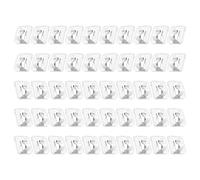 Petits crochets muraux avec support adhésif puissant, idéal pour accrocher des lumières de vacances et des articles légers. Crochet adhésif