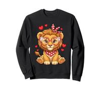 Petits cœurs de Lion Mignons pour Les Amoureux des Lions et Les Couples Sweatshirt