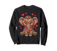 Petits cœurs d'éléphant Mignons pour Les Amateurs d'éléphants et Les Couples Sweatshirt