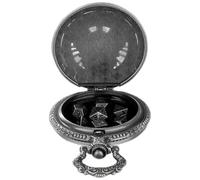 Petits dés polyédriques en métal, petit de dés pour jeux de | Accessoires pour jeux de dés - Kit de dés vintage avec chaîne pour table d'écriture