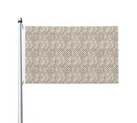 Petits drapeaux de maison en treillis de diamant, 9,5 x 1,5 m, bannière de vœux avec œillets, décoration d'intérieur et d'extérieur