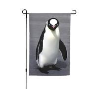 Petits drapeaux imprimés pingouins mignons pour cour, jardin, drapeau épais pour porches, pelouses, résistant à la décoloration