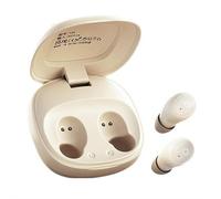 Petits écouteurs invisibles pour le sommeil, sans fil, Bluetooth, les plus petits écouteurs discrets, confortables pour les petits canaux auditifs, le travail des femmes (couleur peau)