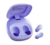 Petits écouteurs invisibles pour le sommeil, sans fil, Bluetooth, les plus petits écouteurs discrets, confortables pour petits canaux auditifs, pour le travail des femmes (violet)