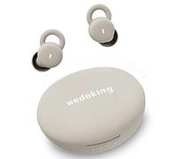 Petits écouteurs invisibles sans fil confortables avec blocage du bruit pour dormir - Oreillettes plates Bluetooth pour dormir sur le côté - Petits écouteurs de sommeil cachés pour le travail et le