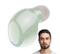 Petits écouteurs sans fil | Écouteurs invisibles pour oreilles gauche ou droite | Casque sans fil unique avec écran, suppression du bruit, petit bourgeon audio avec design ergonomique, cadeau pour